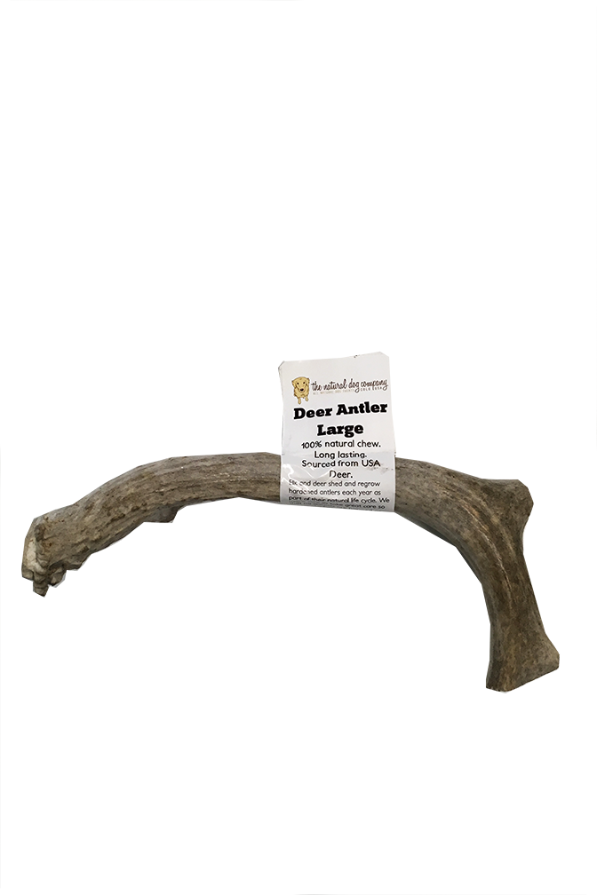 Natural Dog Co. Deer Antler, Large